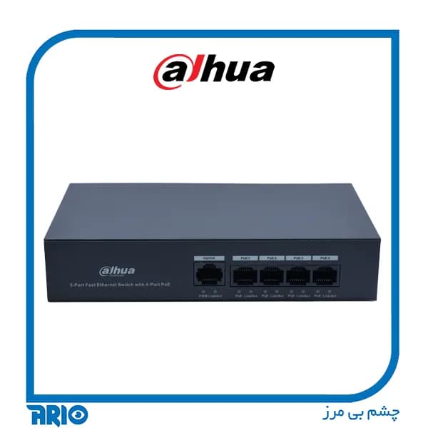 سوییچ شبکه 4 پورت داهوا PFS3005-4ET-36-V2 — تصویر ۳