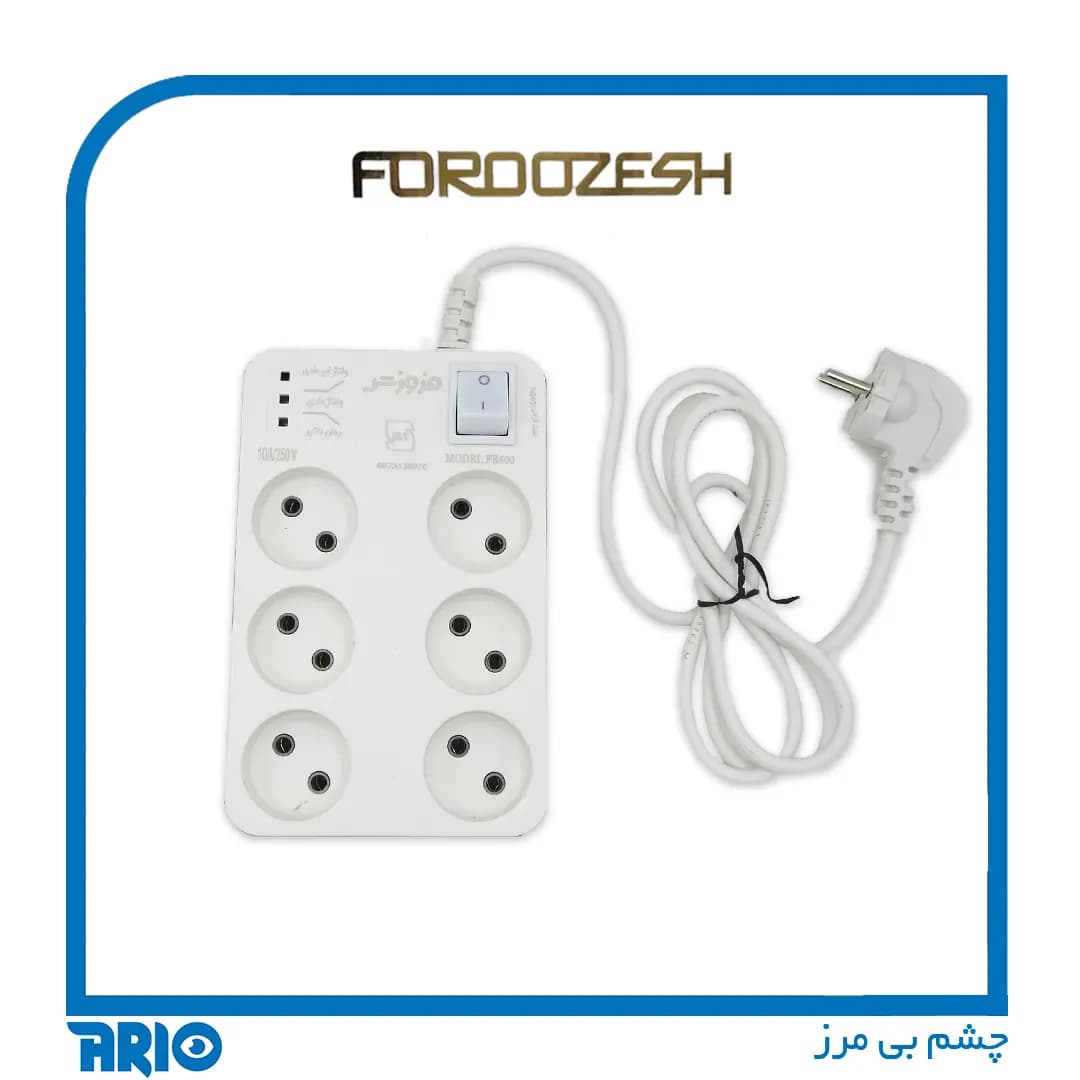 محافظ برق 6 پریز فروزش FR600 — تصویر ۲