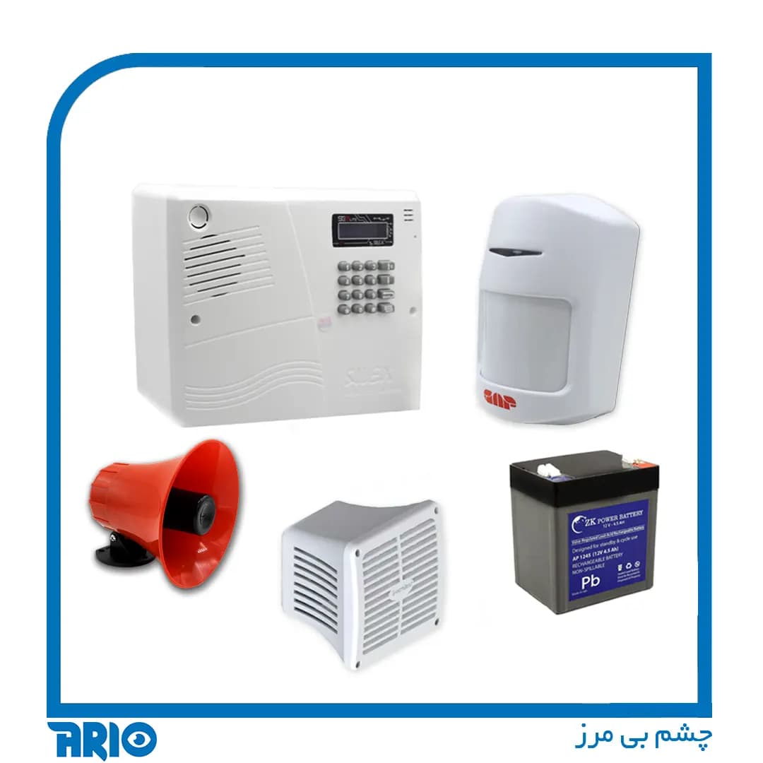 پکیج دزدگیر منزل و مغازه تک چشمی سایلکس — تصویر ۲