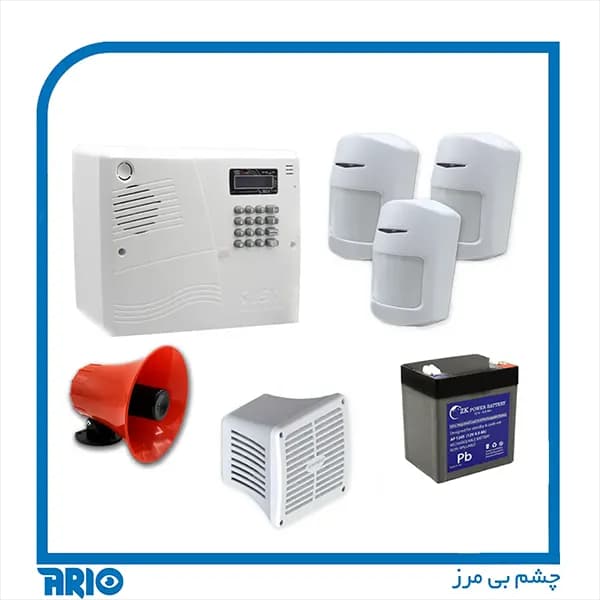 پکیج دزدگیر منزل و مغازه 3 چشمی سایلکس