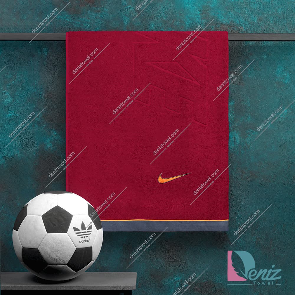 حوله ورزشی NIKE زرشکی طوسی بزرگ