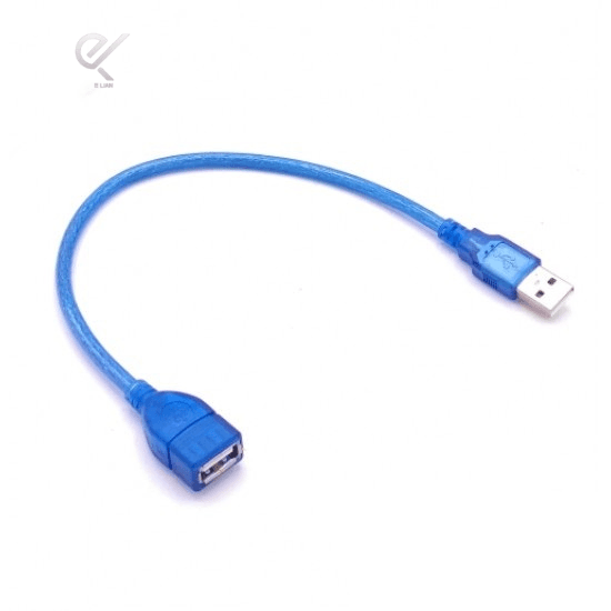کابل افزایش طول USB شیلد دار به طول 0.3 متر