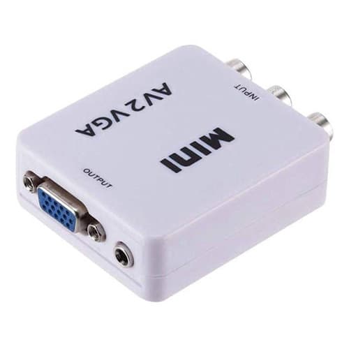 تبدیل AV به VGA مدل MINI با خروجی AUX صدا — تصویر ۵