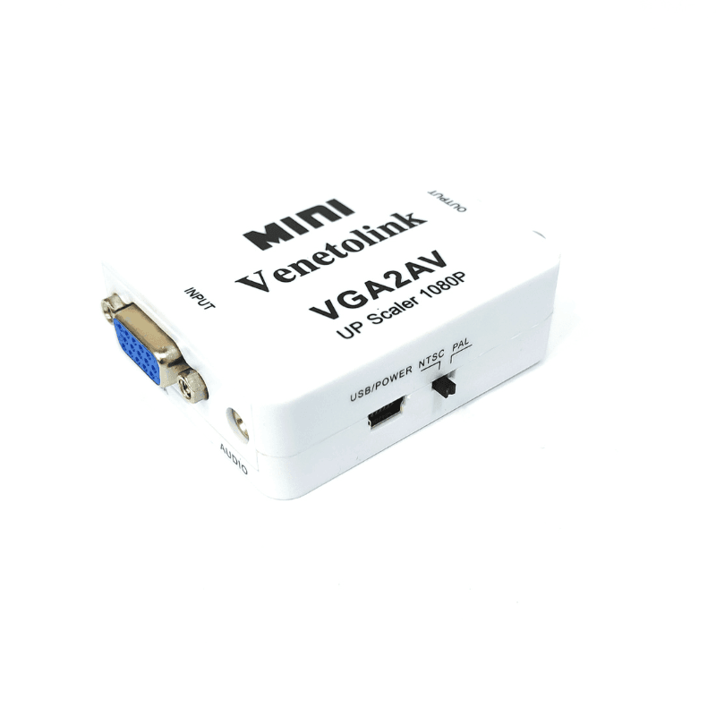 تبدیل VGA به AV ونتولینک مدل MINI با ورودی AUX صدا — تصویر ۹