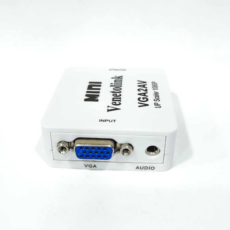 تبدیل VGA به AV ونتولینک مدل MINI با ورودی AUX صدا — تصویر ۳