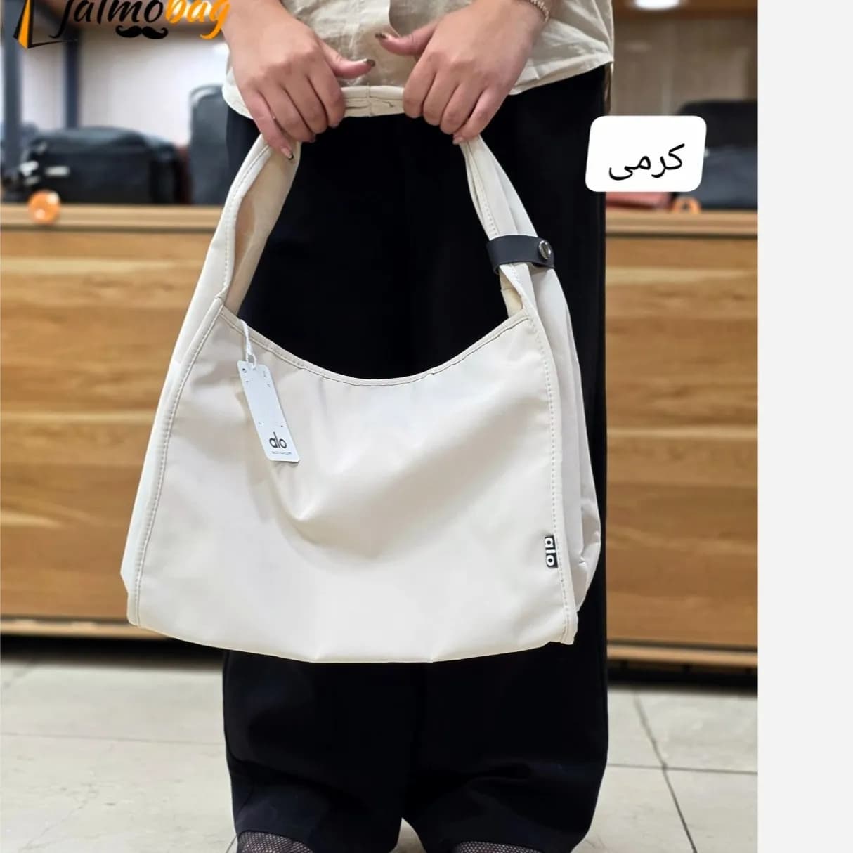 ساک پینترستی زنانه پارچه خلبانی وارداتی مناسب روزمره و ورزش — تصویر ۵