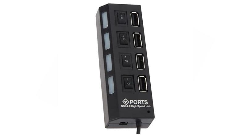 هاب 4 پورت 2.0 USB کلید دار مدل HI-SPEED — تصویر ۷
