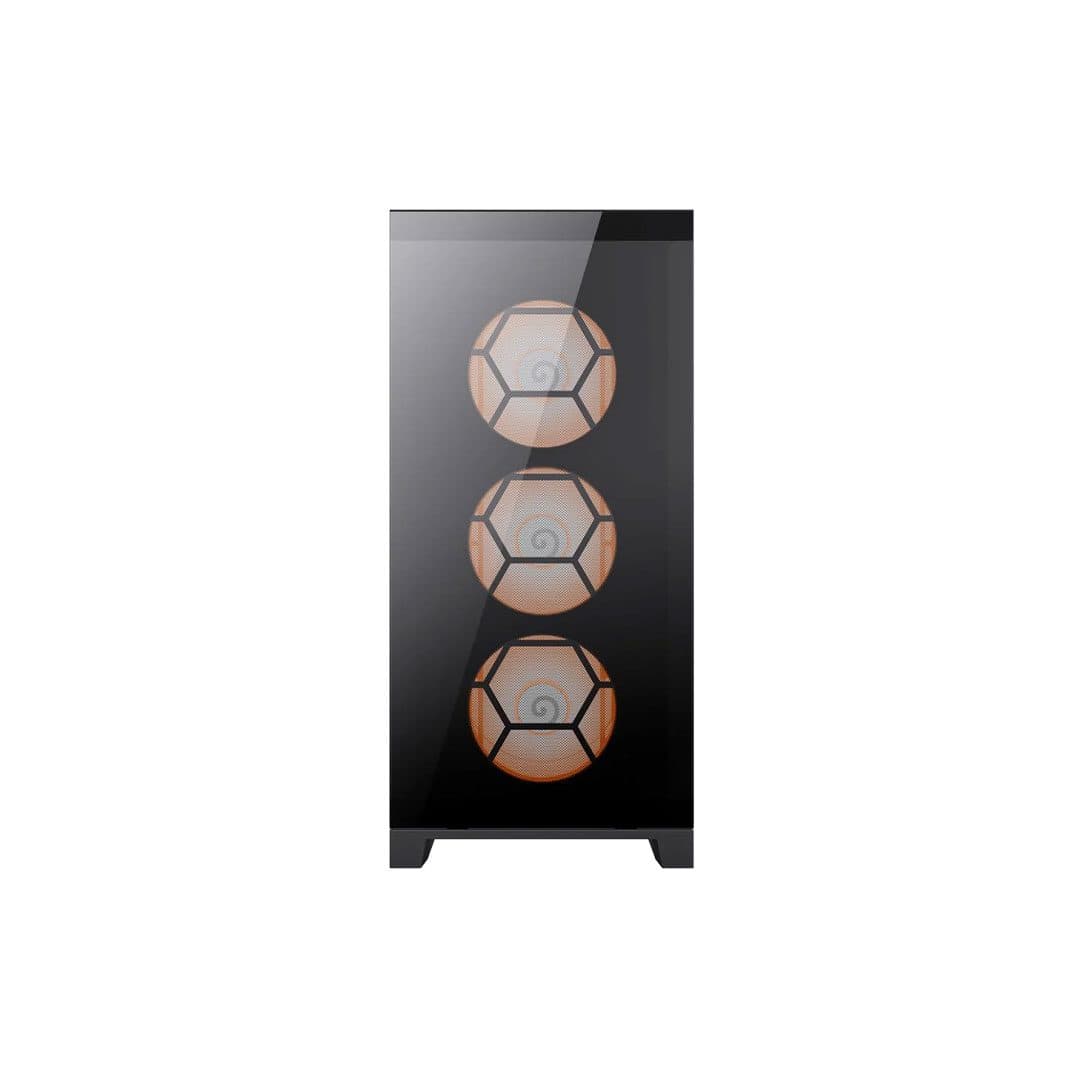 کیس کامپیوتر گیم مکس Leader TG Black