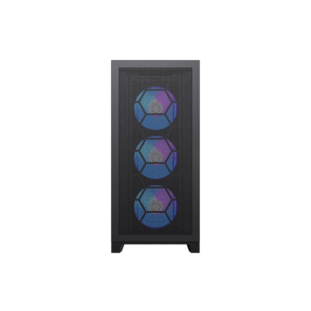 کیس کامپیوتر گیم مکس Leader Mesh Black