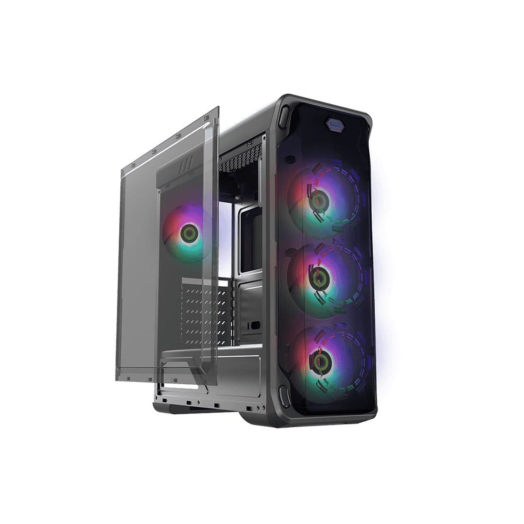 کیس کامپیوتر گیم مکس StarLight FRGB Black — تصویر ۳