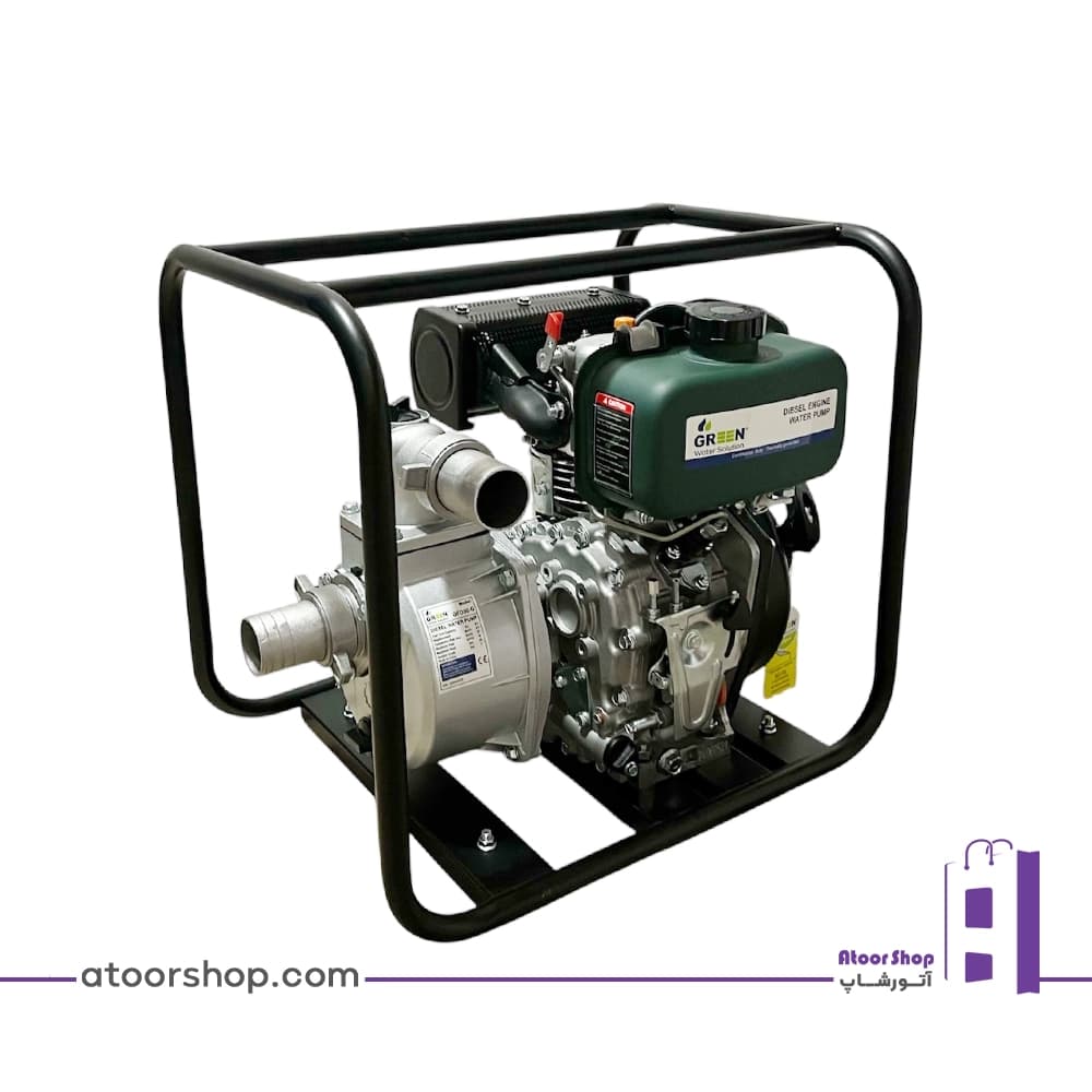 موتور پمپ دیزلی گرین GFD80E-G — تصویر ۴