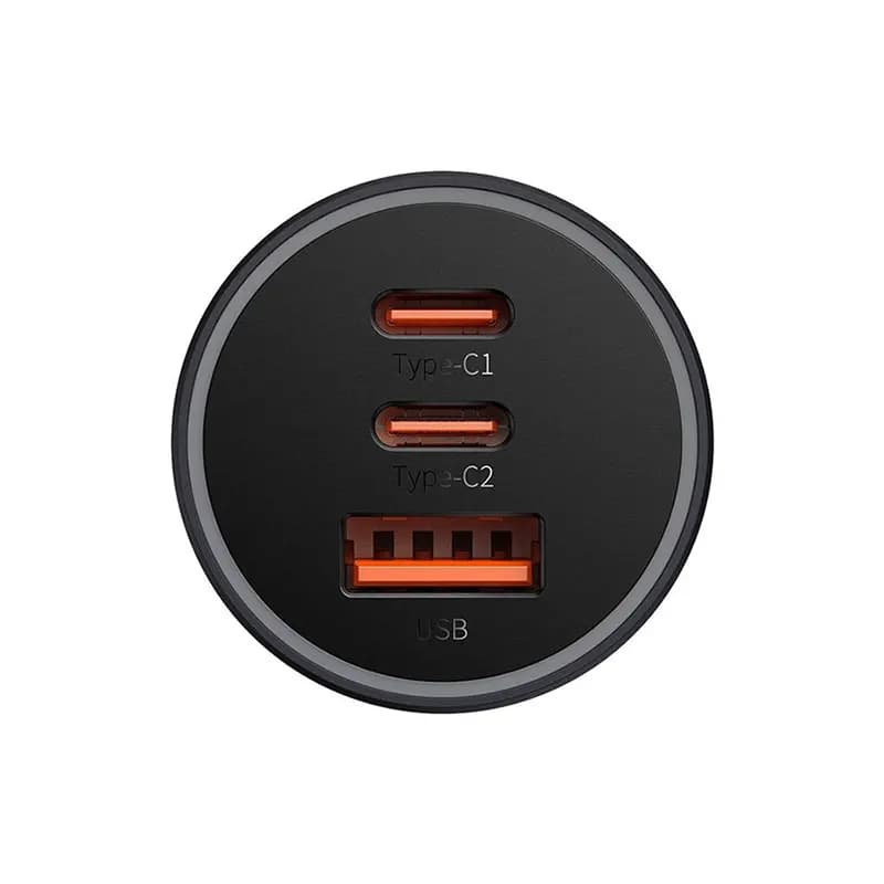 شارژر فندکی سوپر فست شارژ باسئوس 65W مدل CGJP010013 — تصویر ۳