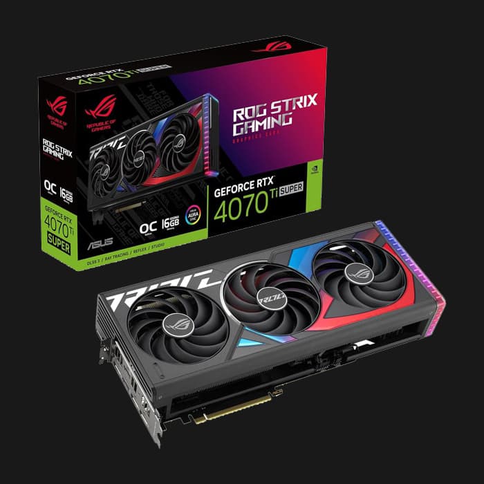 کارت گرافیک ایسوس ROG Strix GeForce RTX4070 Ti SUPER 16GB GDDR6X OC Edition