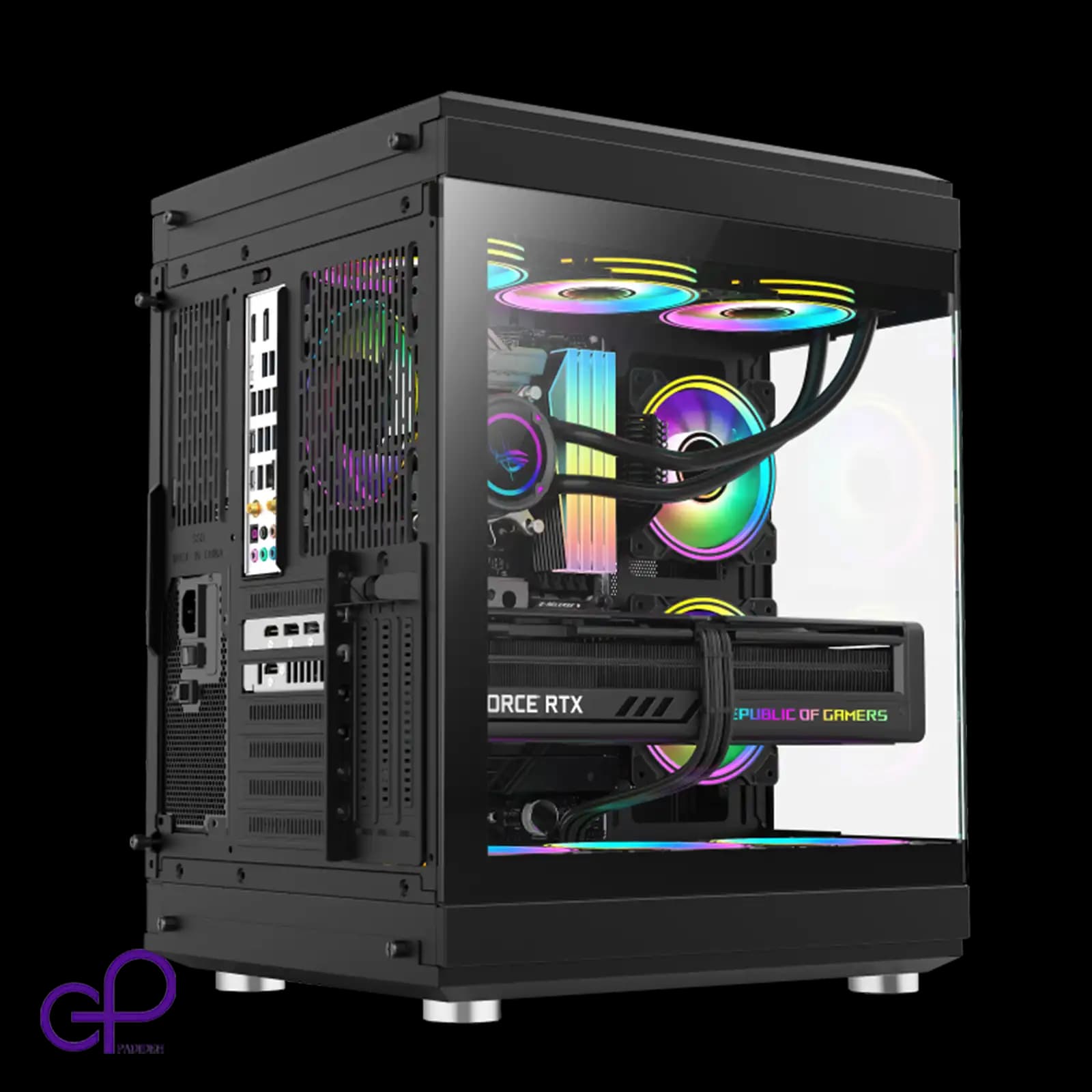 کیس گیم مکس مدل HYPE Black — تصویر ۱۰