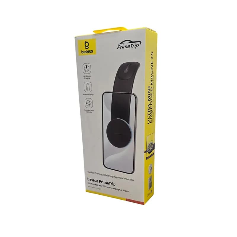 پایه نگهدارنده و شارژر بی‌سیم گوشی موبایل بیسوس C40156000111 مدل C02 Pro — تصویر ۷