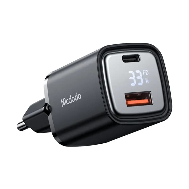 شارژر دیواری مک دودو مدل CH-1701 ظرفیت 33 وات با 2 پورت USB Type-C