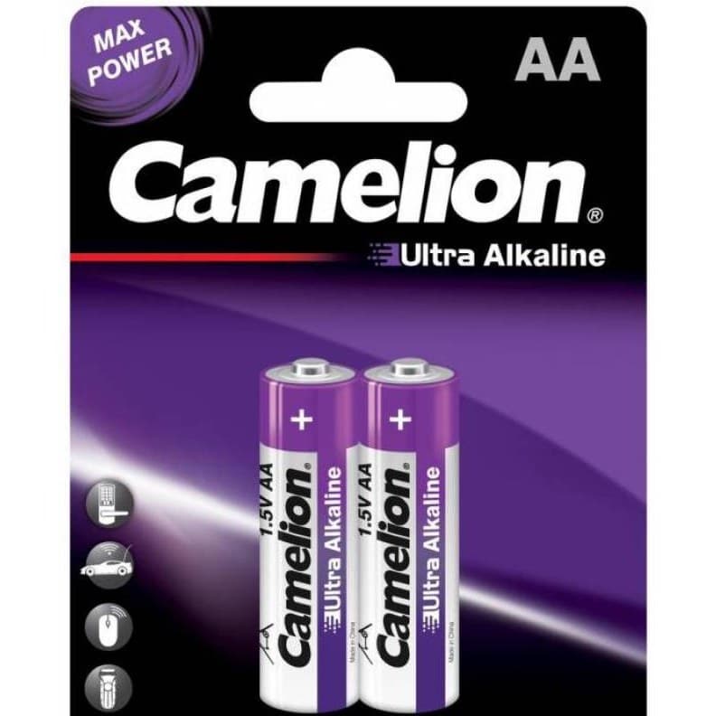 باتری قلم اولترا آلکالاین کملیون Camelion Ultra Alkaline بسته دو عددی — تصویر ۳