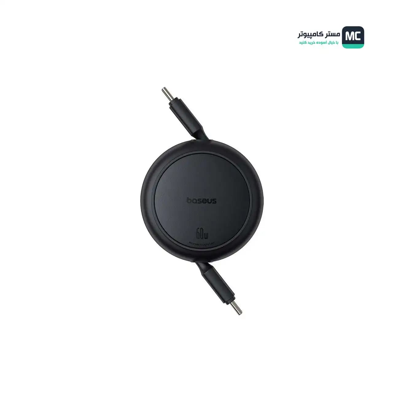 کابل تبدیل USB-C به USB-C باسئوس مدل Free2Pull Mini 60W طول 1 متر — تصویر ۱۲