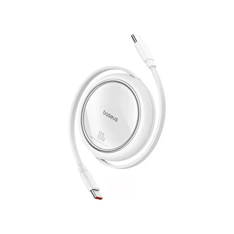 کابل تبدیل USB-C به USB-C باسئوس مدل Free2Pull Mini 60W طول 1 متر