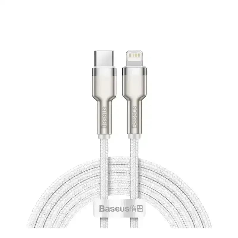 کابل شارژ Type-C to iP باسئوس مدل Cafule Series Metal CATLIK-B02