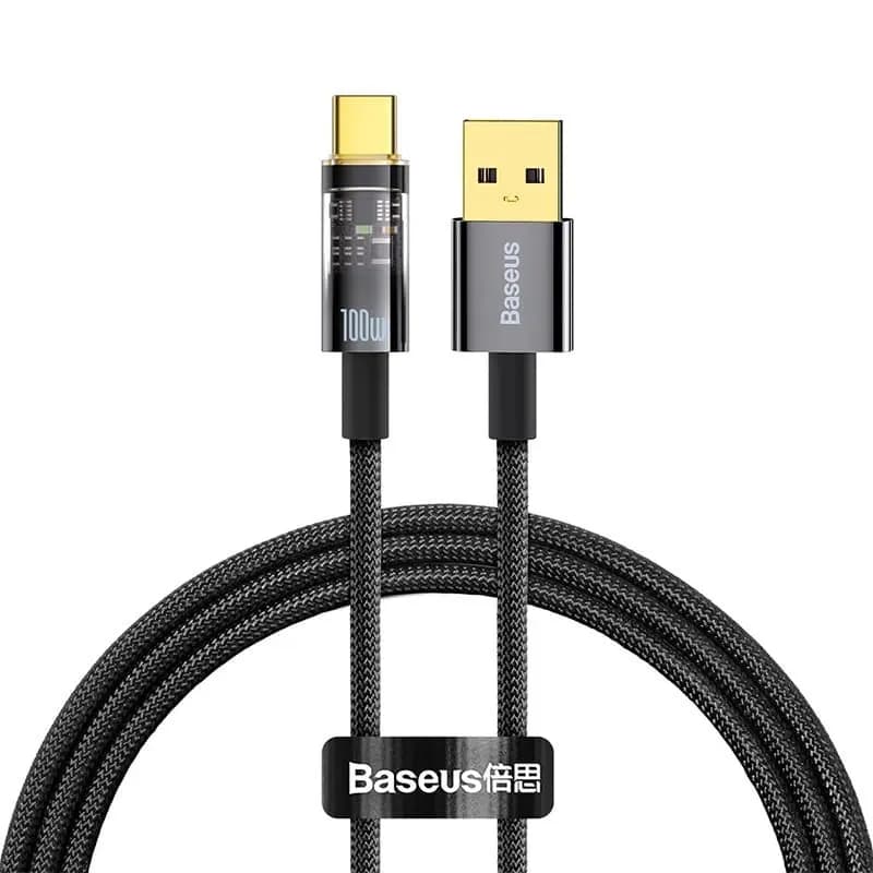 کابل تبدیل USB به USB-C بیسوس مدل C Fast 5AATS000201Charge طول1 متر