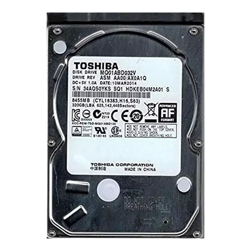 هارد دیسک لپ تاپ توشیبا مدل Toshiba 500GB 2.5 SATA MQ01 (ریفری) استوک — تصویر ۹