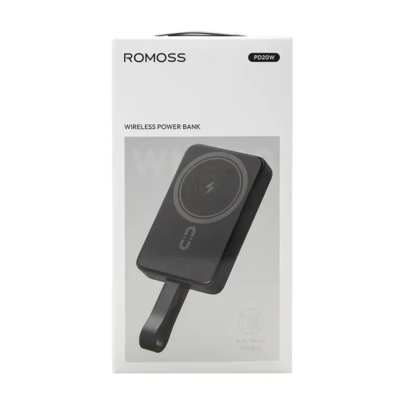 پاوربانک وایرلس (بی‌سیم) 10000mAh روموس مدل Power Bank ROMOSS WMO10-121 — تصویر ۱۱