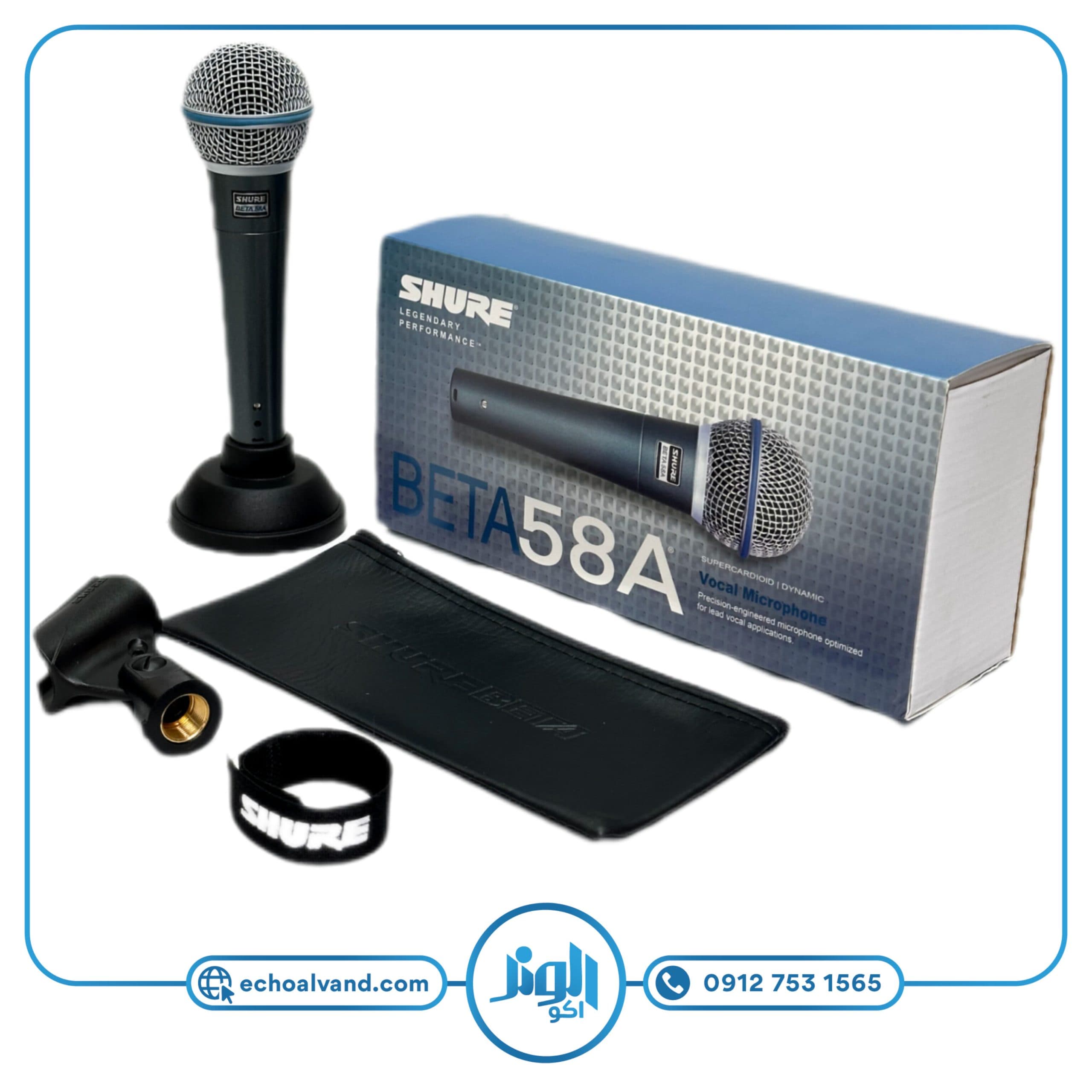 میکروفن شور مدل SHURE-Beta 58A(هایکپی) — تصویر ۹