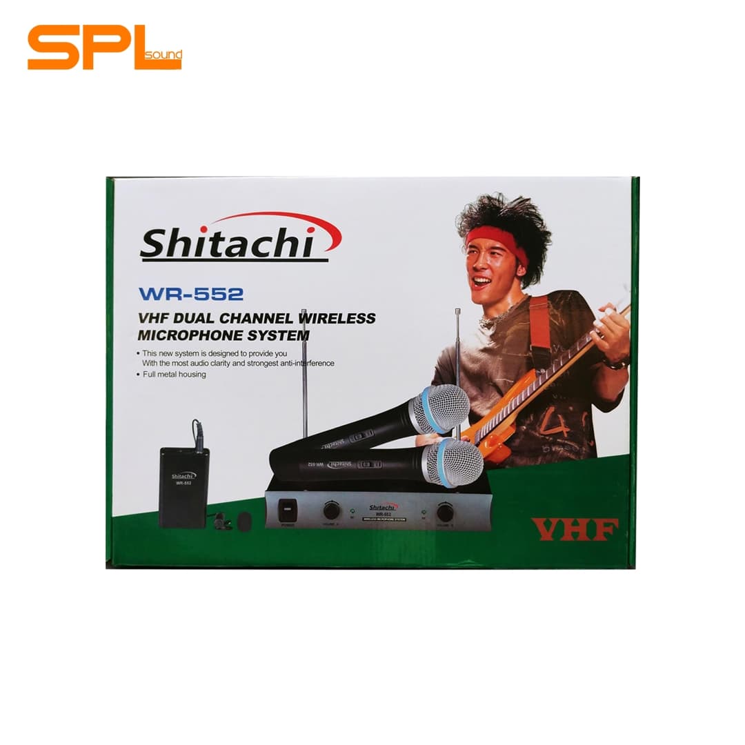 میکروفن بی سیم دو کانال شیتاچی مدل WR-552 — تصویر ۹