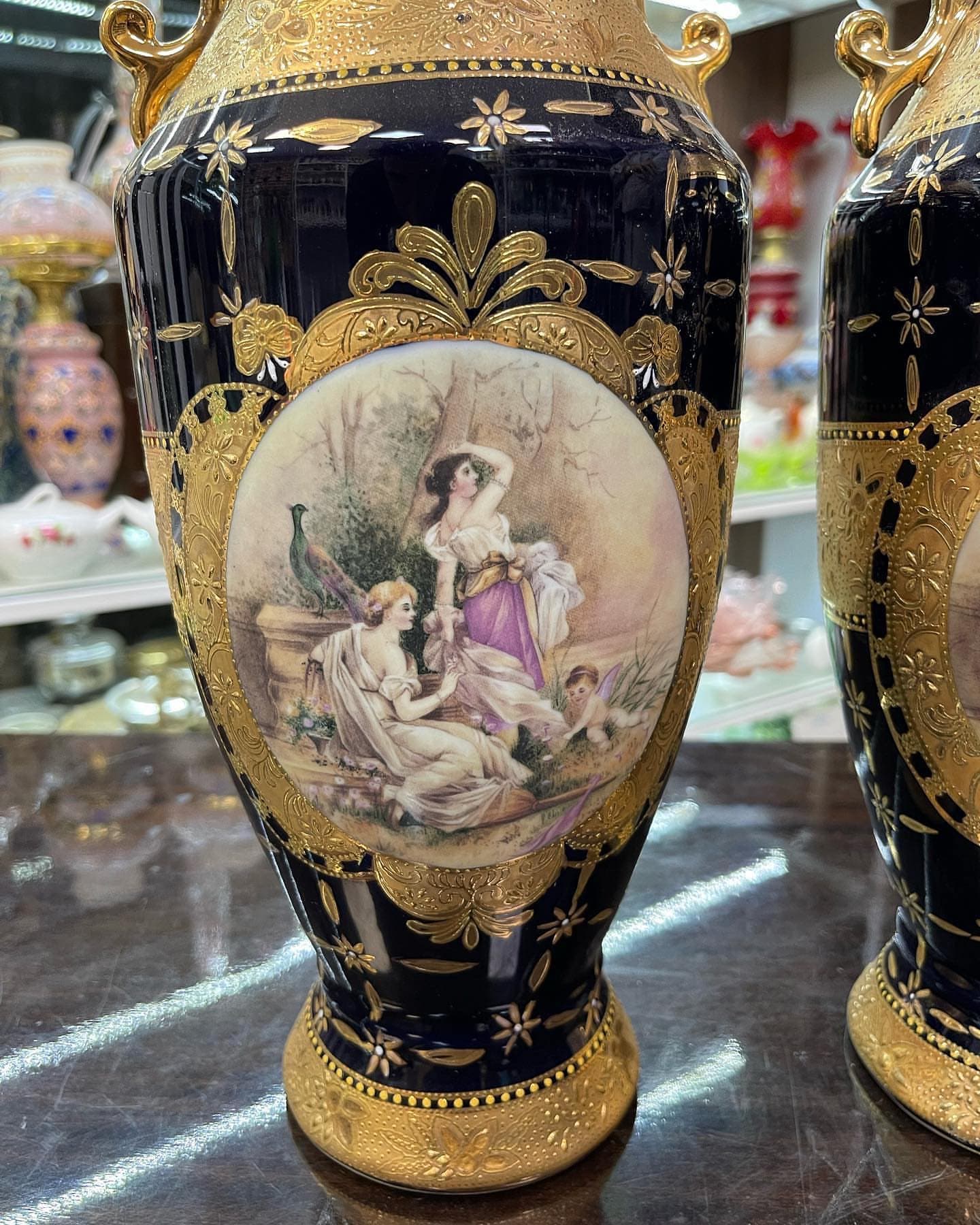 گلدان لیلی و مجنون آنتیک — تصویر ۹