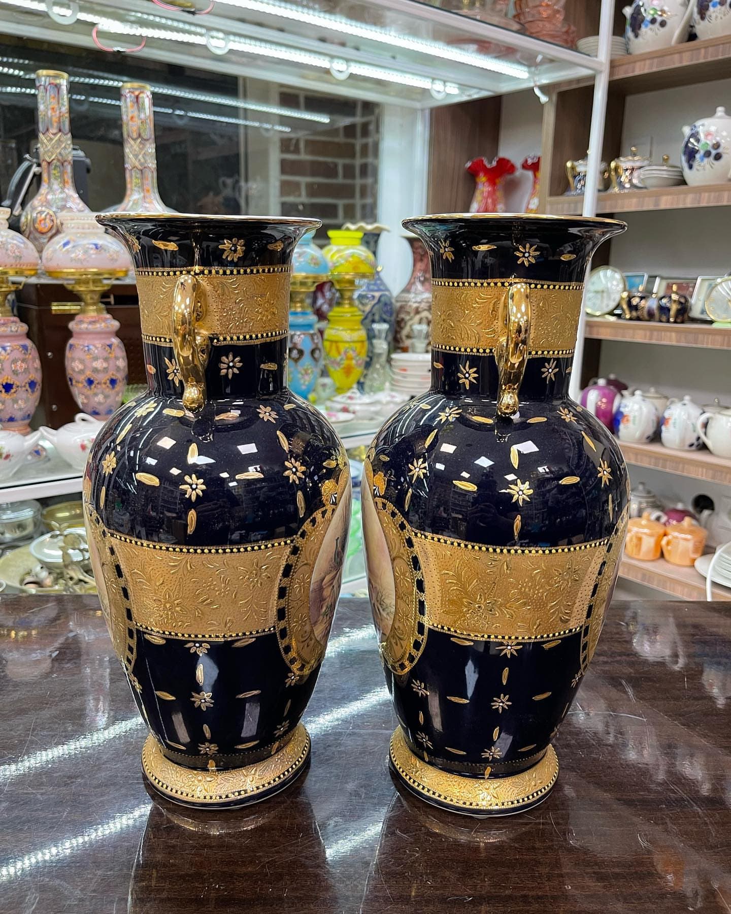 گلدان لیلی و مجنون آنتیک — تصویر ۶