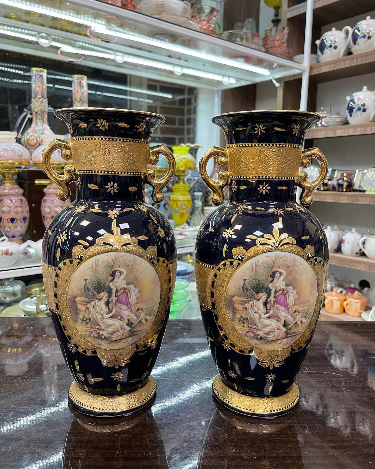 گلدان لیلی و مجنون آنتیک
