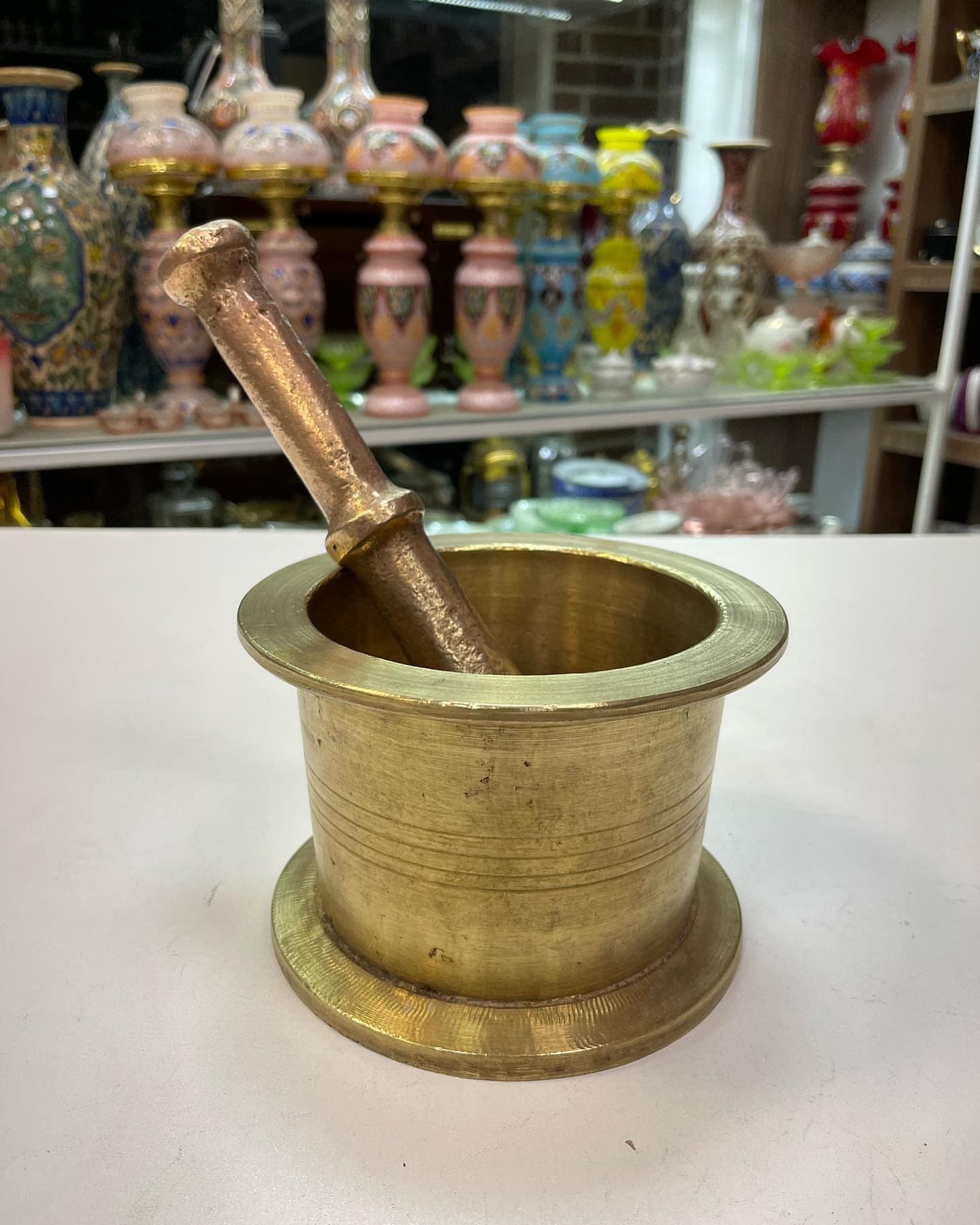 هاون برنجی قدیمی