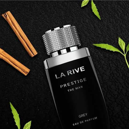 ادکلن مردانه پرستیژ گری لاریو لهستان 75 میل LARIVE PRESTUGE THE MAN GREY EAU DE PERFUM
