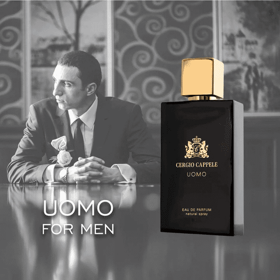 ادکلن مردانه اومو سرجیو کاپل 100 میل CERGIO CAPPELE UOMO EAU DE PERFUM