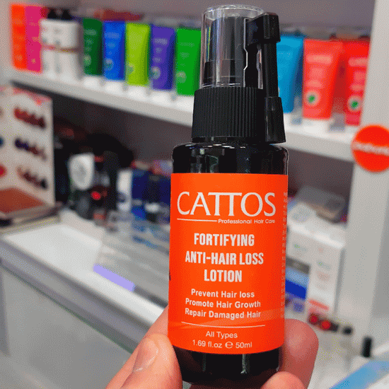تونیک ضد ریزش مو کاتوس 50 میل CATTOS FORTIFYING ANTI-HAIR LOSS LOTION