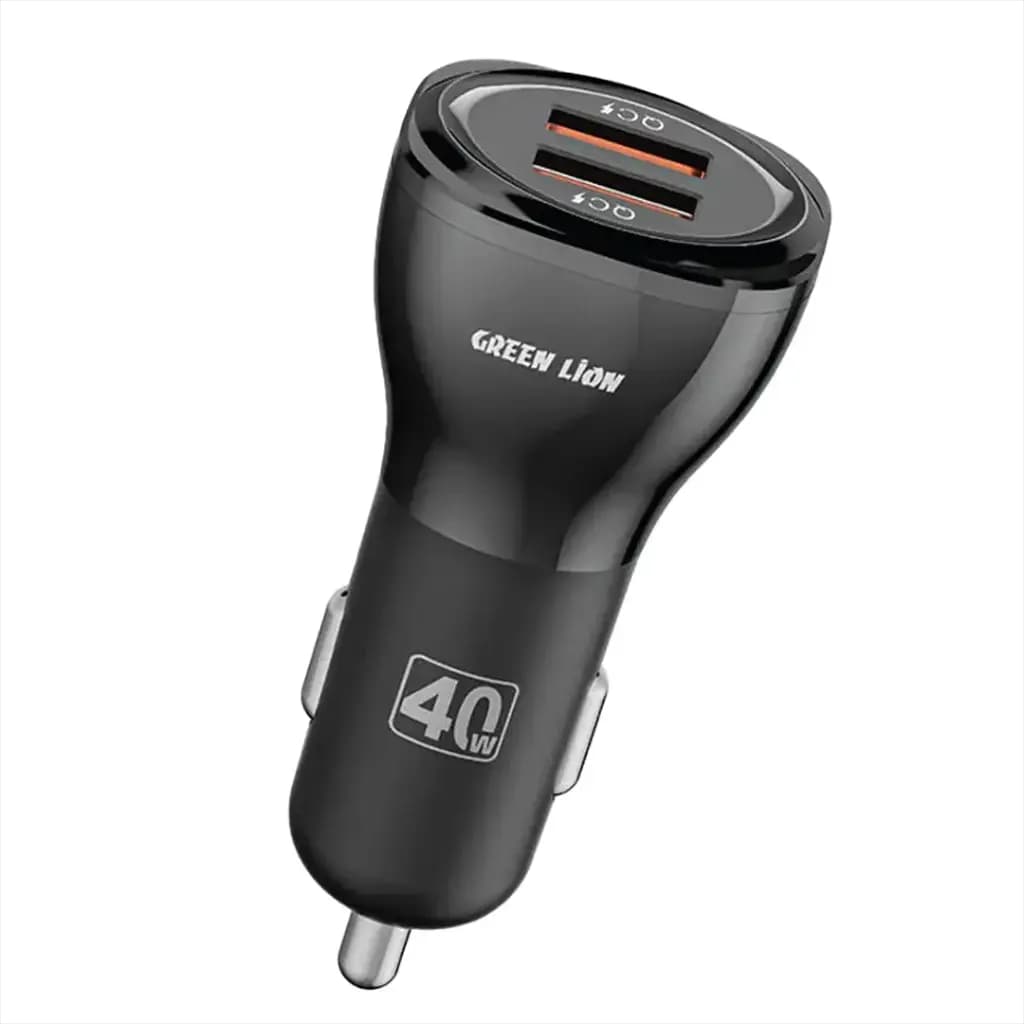 شارژر فندکی گرین لاین 40 وات QC3.0 مدل GNCC40WQC2