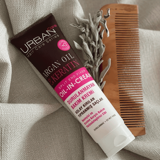 کرم موی آرگان و کراتین اربن کر ترکیه 150 میل URBAN CARE ARGAN OIL & KERATIN OIL IN CREAM