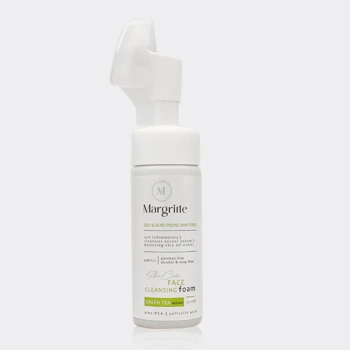 فوم شستشو ضد جوش مارگریت Margritte Green Tea Cleansing Foam 150ml — تصویر ۲