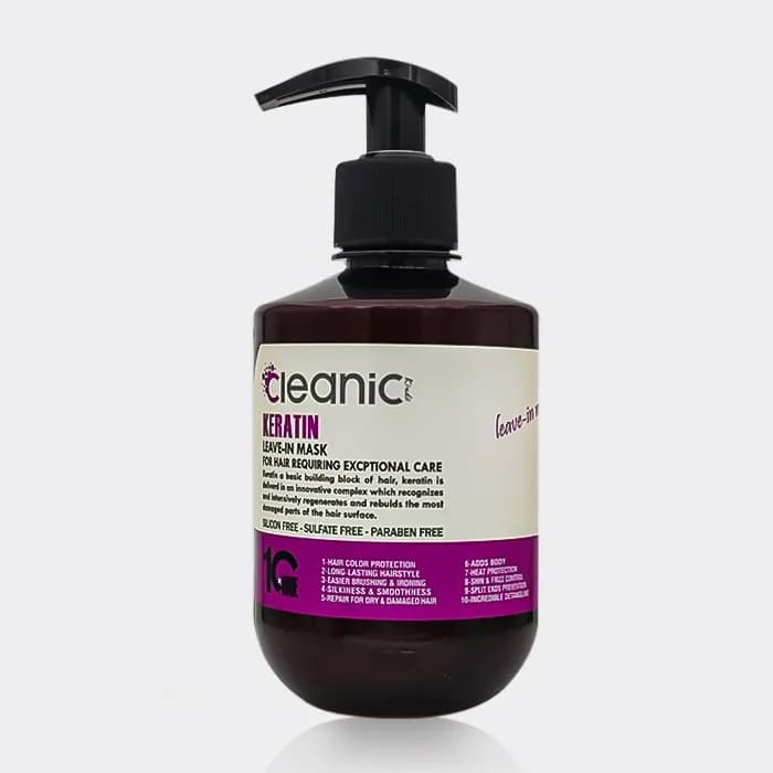 ماسک مو کراتین بعد از حمام کلینیک کیندی Cleanic Kindii Keratin Leave In Mask 350ml