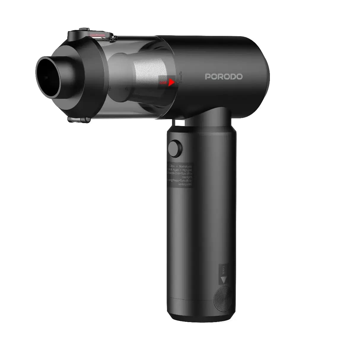 جارو شارژی و دمنده Porodo Tornado Prime مدل PDS5BK