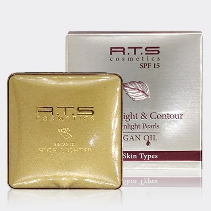 پالت هایلایتر کانتور آر تی اس R.T.S 3D Highlight and Contour 12gr — تصویر ۵