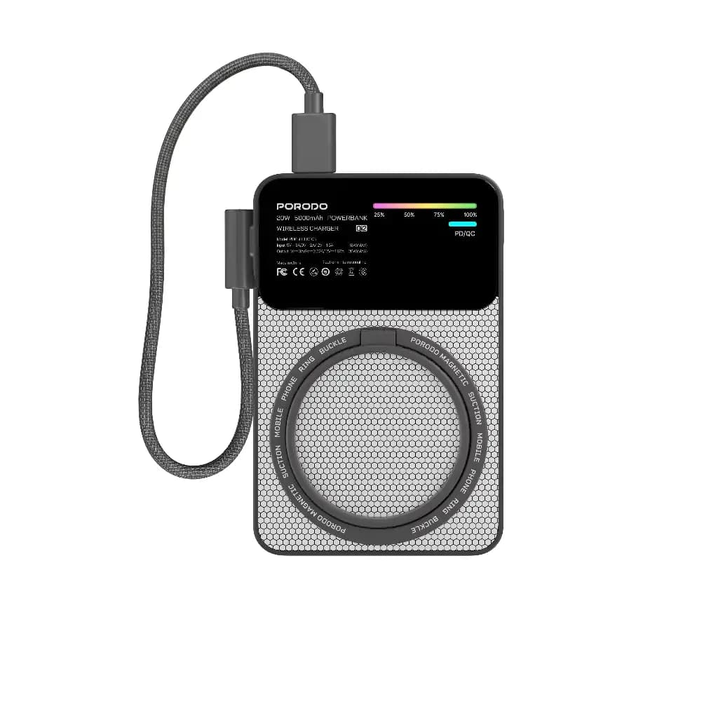پاوربانک مگ سیف 5000mAh پرودو مدل YAS PDPBFCH0103GY