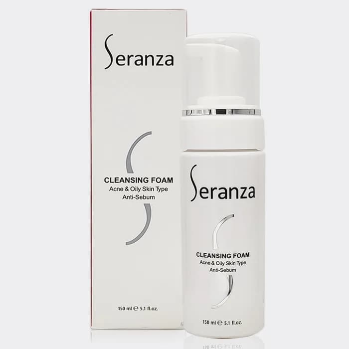 فوم شستشو ضد جوش سرانزا Seranza Acne & Oily Skin Cleansing Foam 150ml — تصویر ۶
