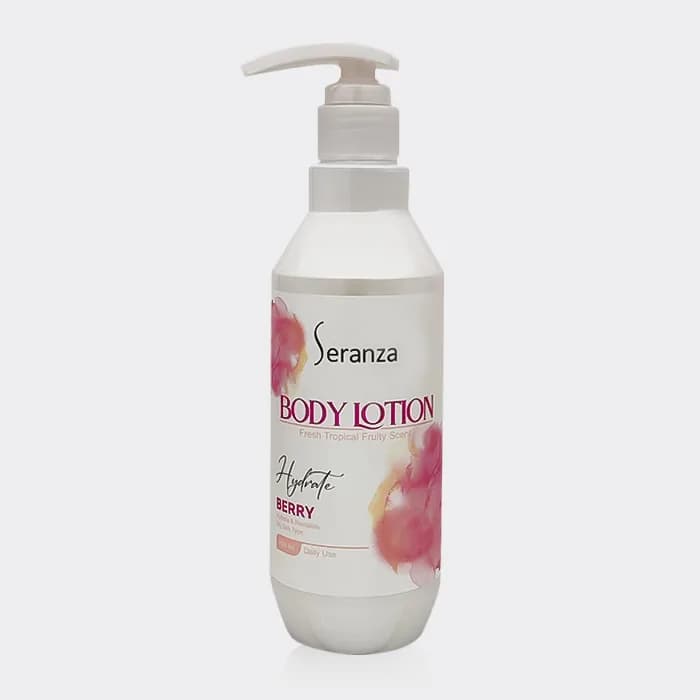 لوسیون بدن بری سرانزا Seranza Body Lotion Berry 440ml — تصویر ۳