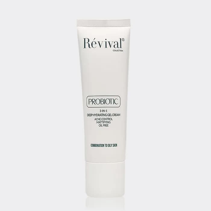 کرم ژل آبرسان پوست چرب پروبیوتیک رویوال Revival 3 In 1 Deep Hydrating Gel CREAM 40ml