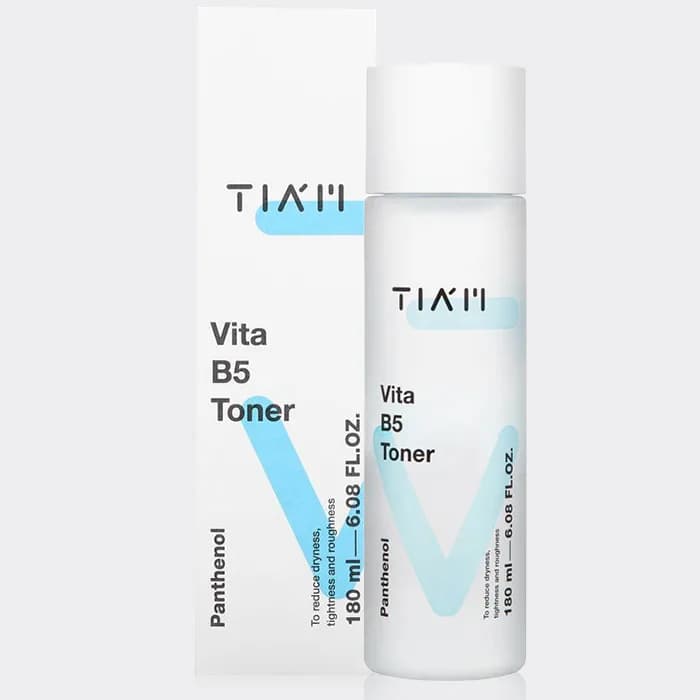 تونر آبرسان و تسکین دهنده پانتنول تیام TIAM Vita B5 Toner 180ml — تصویر ۵