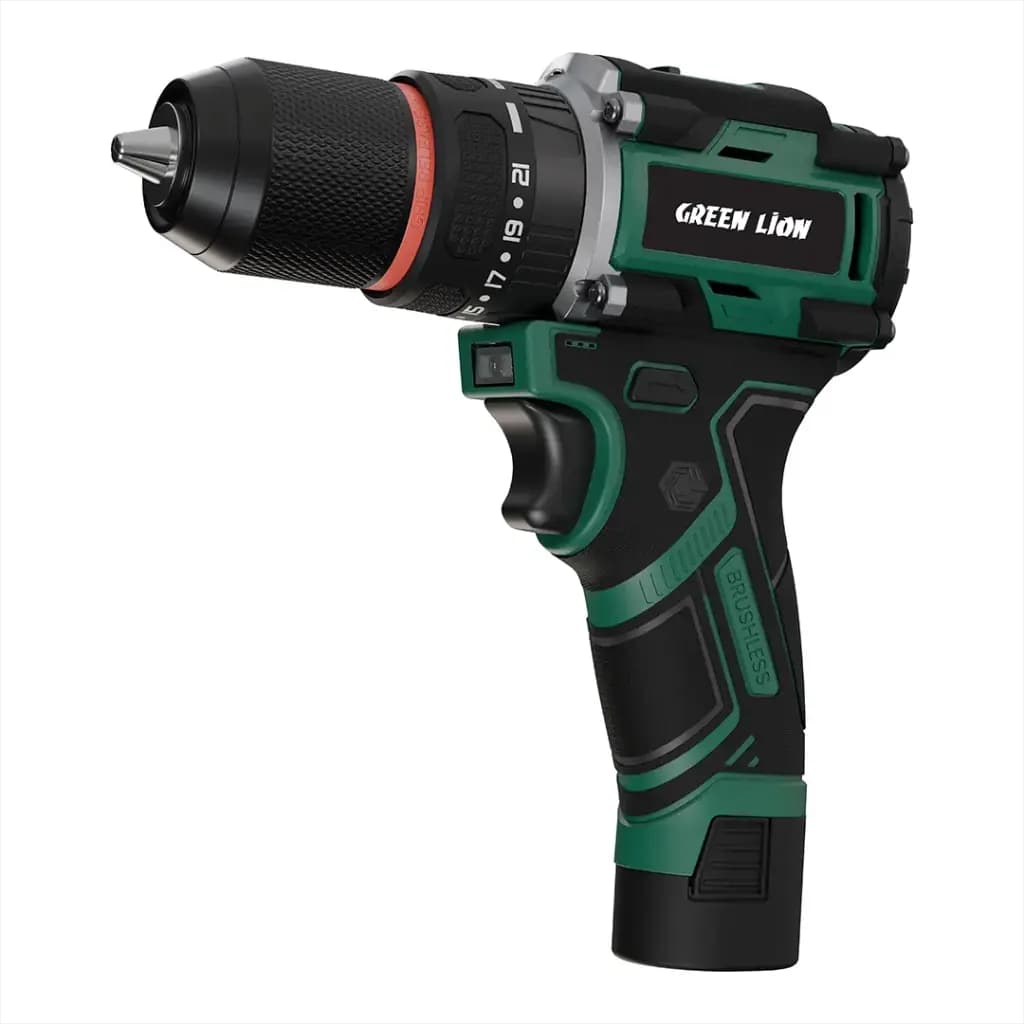 دریل شارژی گرین لاین GD-13 Power Pro Cordless Hammer Drill مدل GNGD13D16VGN — تصویر ۱۰