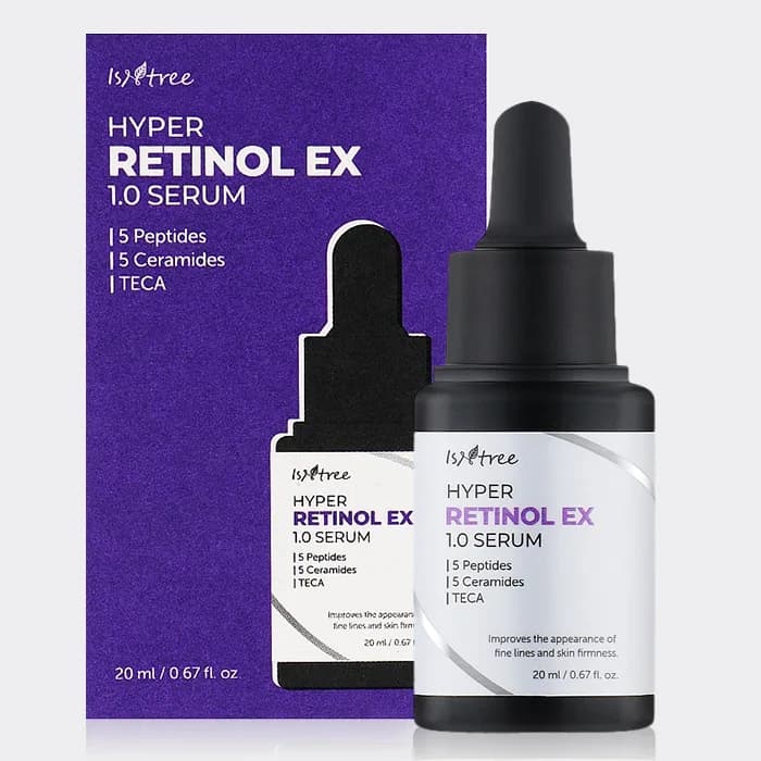 سرم هایپر رتینول ایزنتری Isntree Hyper Retinol Ex 1.0 Serum 20ml — تصویر ۳