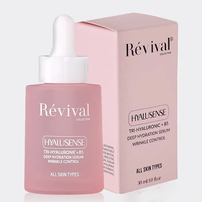 سرم آبرسان و روشن کننده هیالوسنس رویوال Revival Hyalusense Deep Hydration Serum 30ml — تصویر ۳